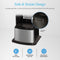 The Brio Water Cooler Base – 530 Series Bottled & Bottleless Water Cooler features a wide anti-tip base, slip-resistant grip feet, and front/rear brackets for safety; safe and stable design is highlighted in an inset circle.