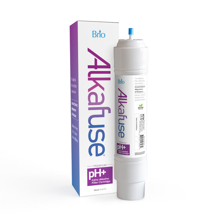 Brio Alkafuse In-Line Alkaline Filter, 8,000 L, 1/4" Quick Connect