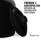 The GEO Porcelain Ceramic Crock Water Dispenser – Black is shown with its matching lid. Text says, "Premium & Beautiful Lid. Matching lid included with every crock." A green BPA-free logo appears at the bottom right.