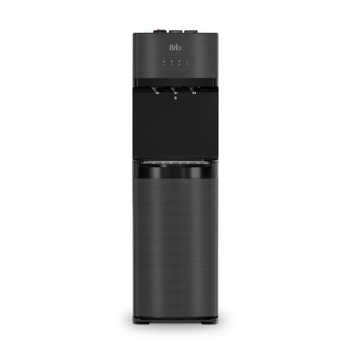 Brio 500 Series Self-Cleaning Black Stainless Bottom Load Water Cooler