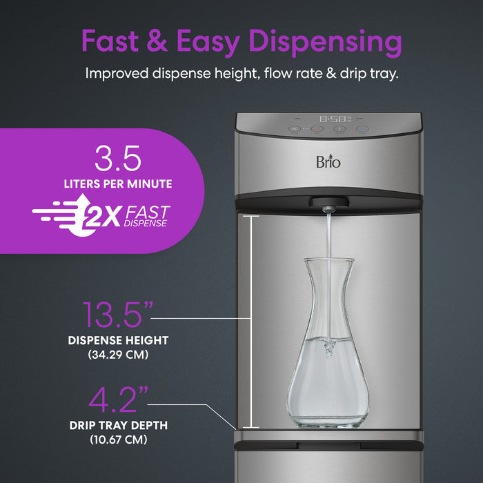Brio 740 Series Self-Cleaning Bottom Load Water Cooler