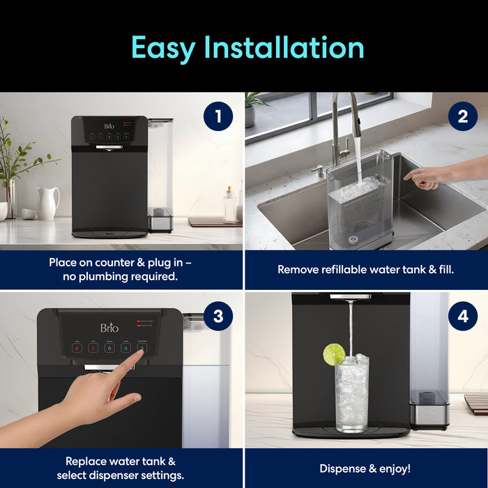 Brio 630 2-Stage Sparkling Countertop Water Dispenser