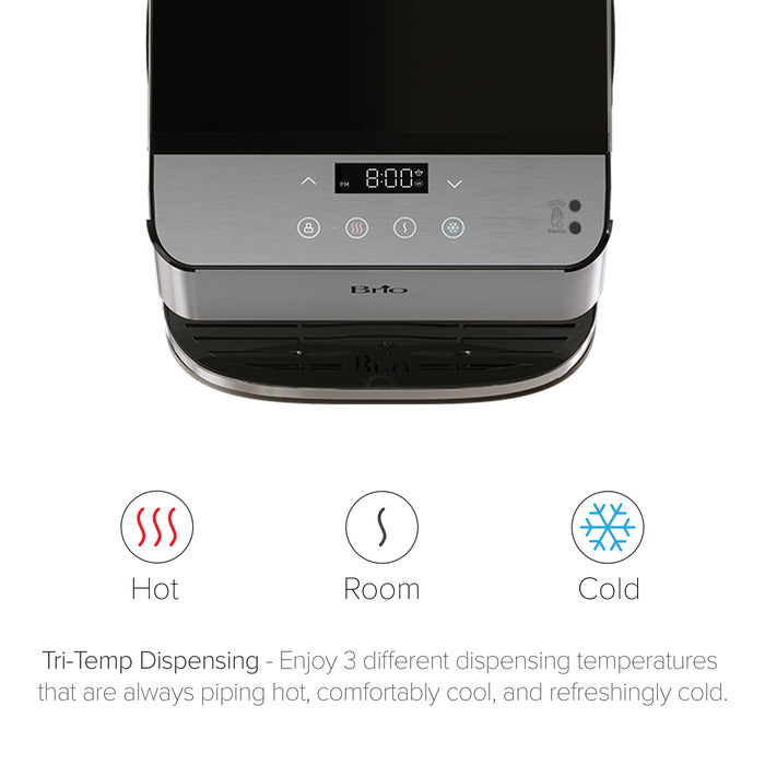 Brio Moderna Touchless 3-Stage Bottleless Countertop Water Cooler