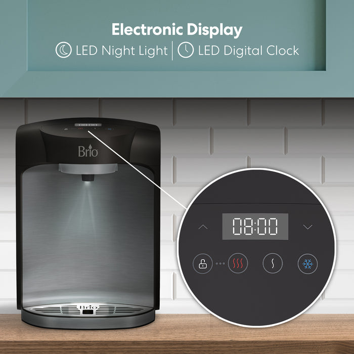 Brio 800 Series 2-Stage Bottleless Countertop Water Cooler