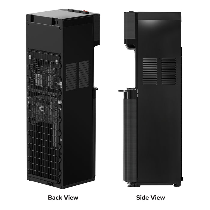 Brio 500 Series 2-Stage Black Stainless Bottleless Water Cooler
