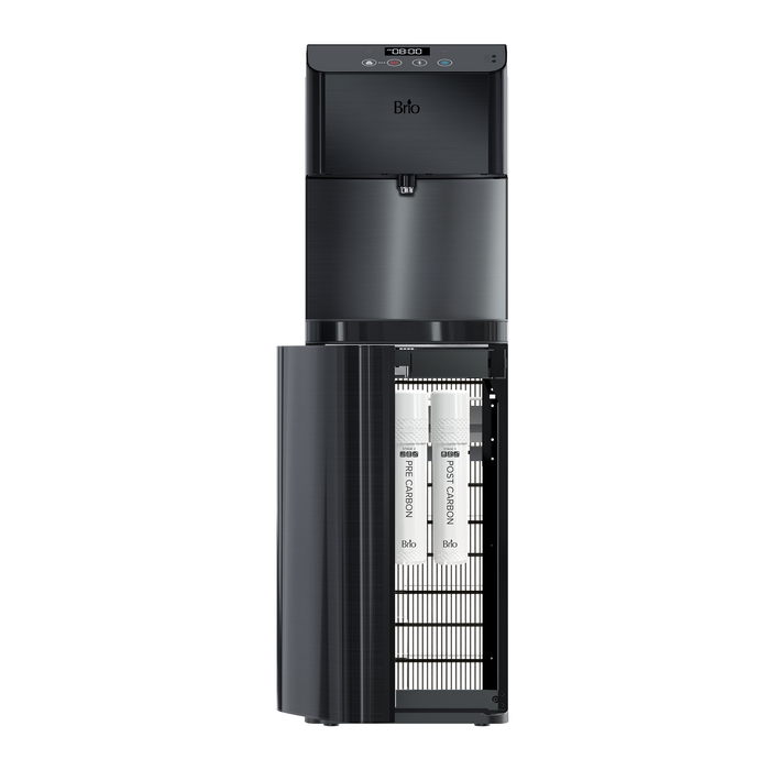 Brio Moderna Touchless 3-Stage Black Stainless Countertop Water Cooler