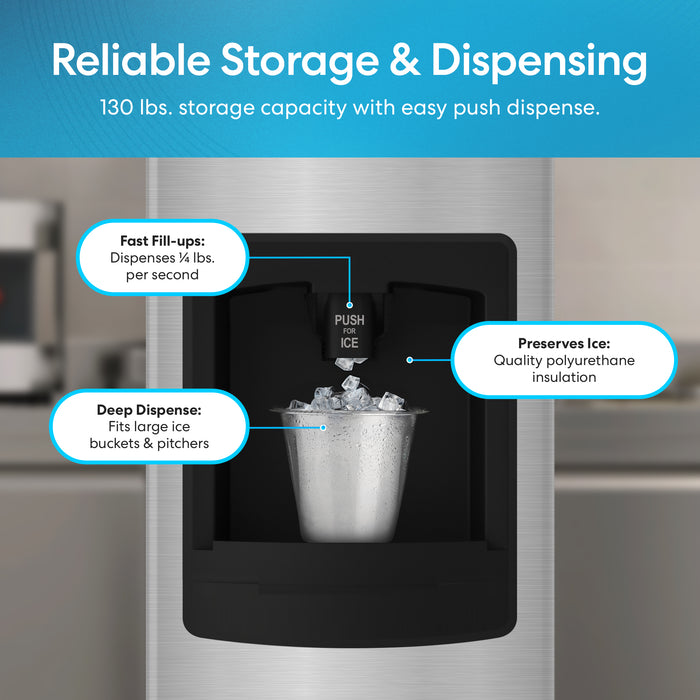Monarch 130 Lb Capacity Modular Ice Dispenser Bin