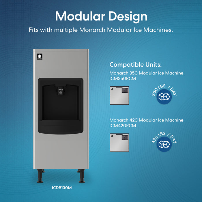 Monarch 130 Lb Capacity Modular Ice Dispenser Bin