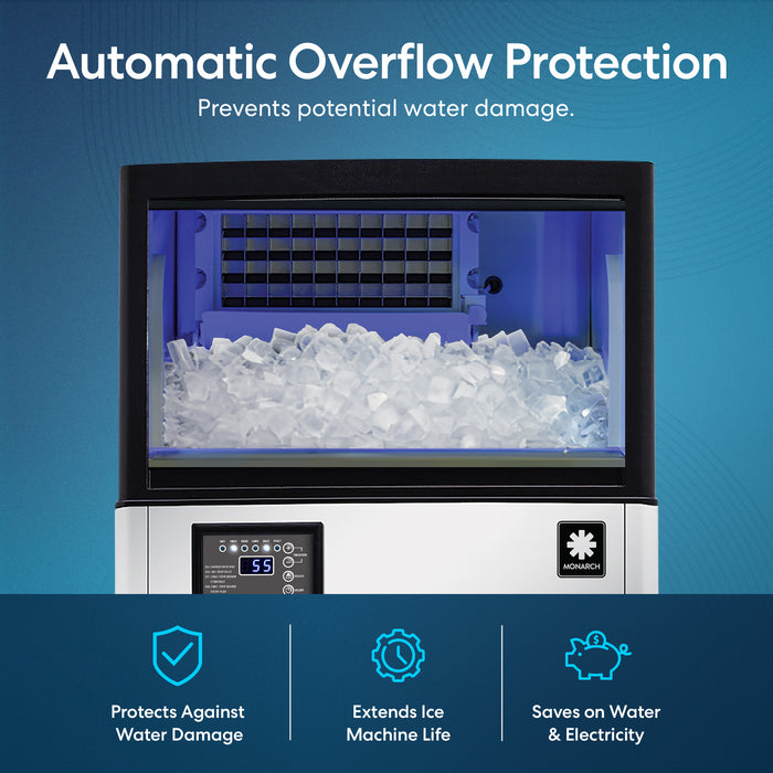 Monarch 120 lb. Capacity Ice Machine with 40 lb. Storage Bin