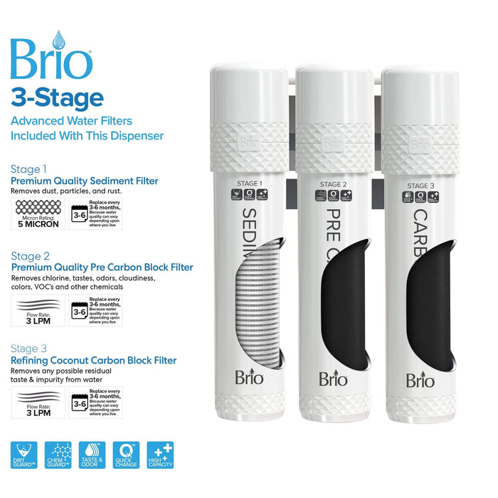 Brio Moderna 3-Stage Countertop Water Cooler