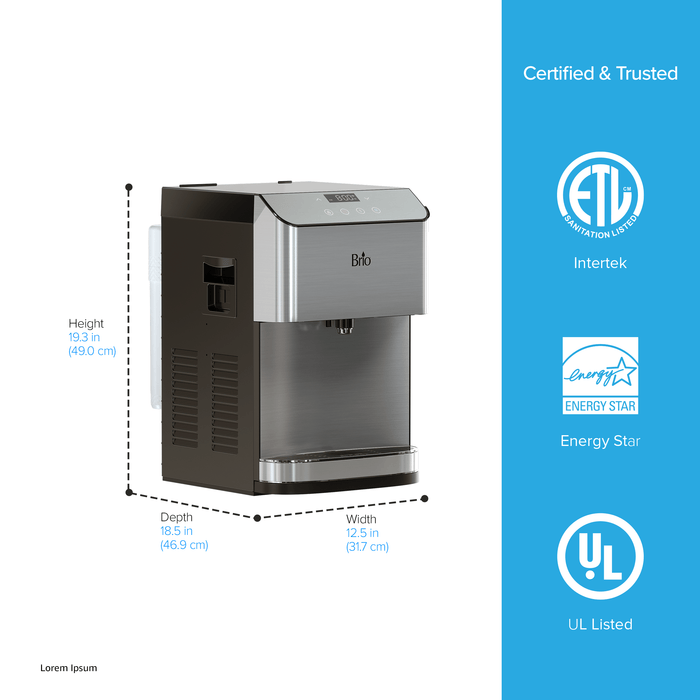 Brio Moderna 3-Stage Countertop Water Cooler
