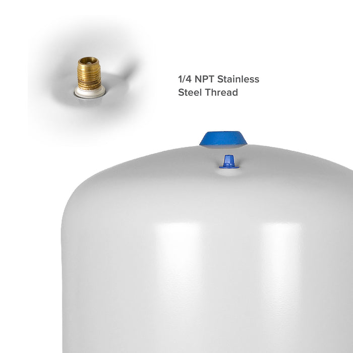 Brio White 20 GAL. Metal Tank for RO Water Filter Systems