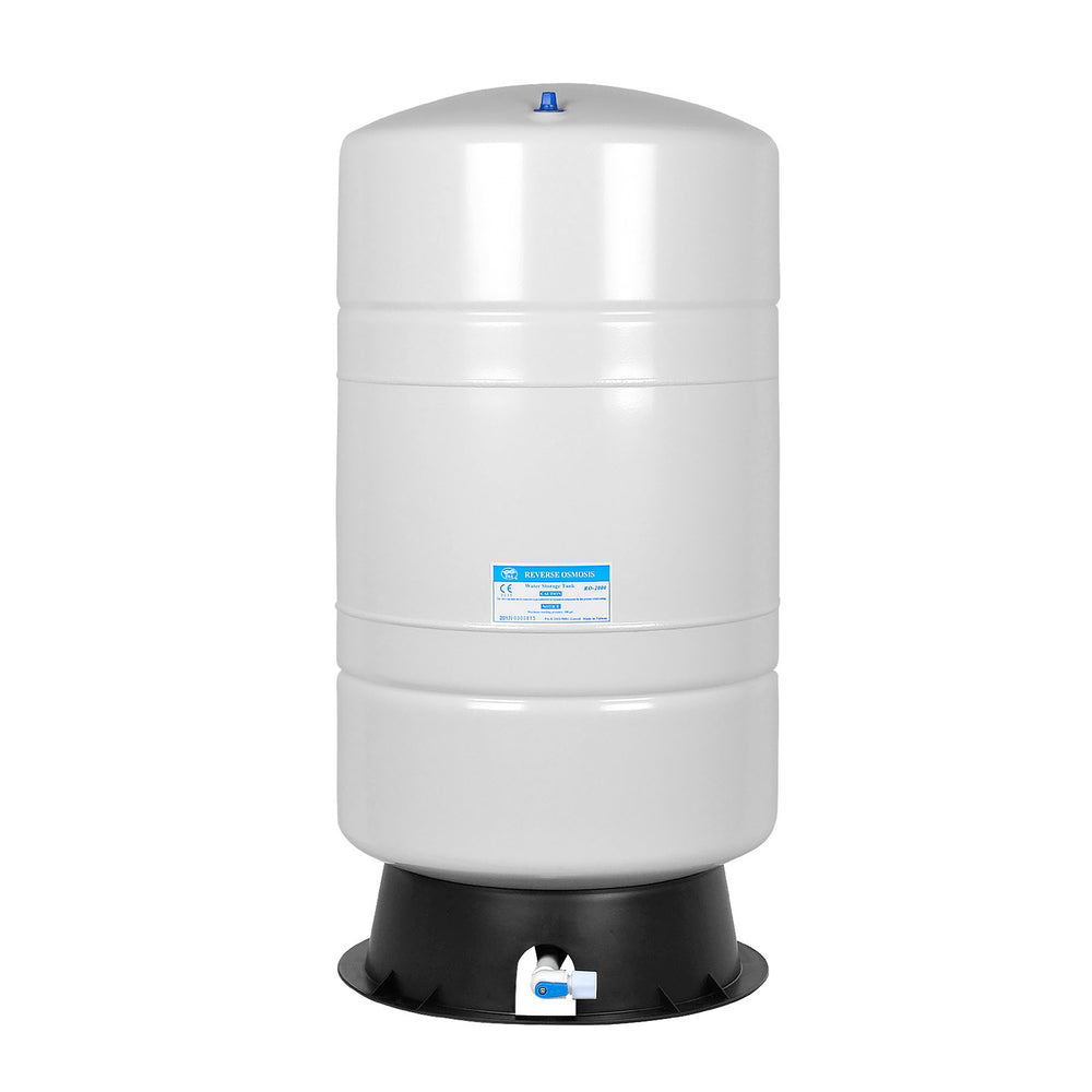 Brio White 28 GAL. Metal Tank for RO Water Filter Systems