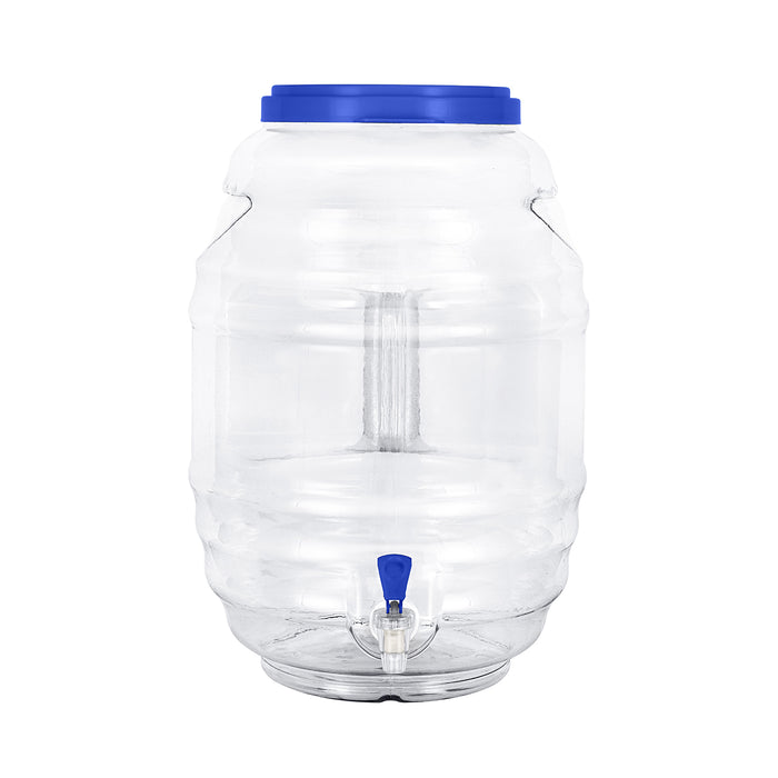 5 Gallon BPA Free Reusable Plastic Beverage Jar with Handle & Cap