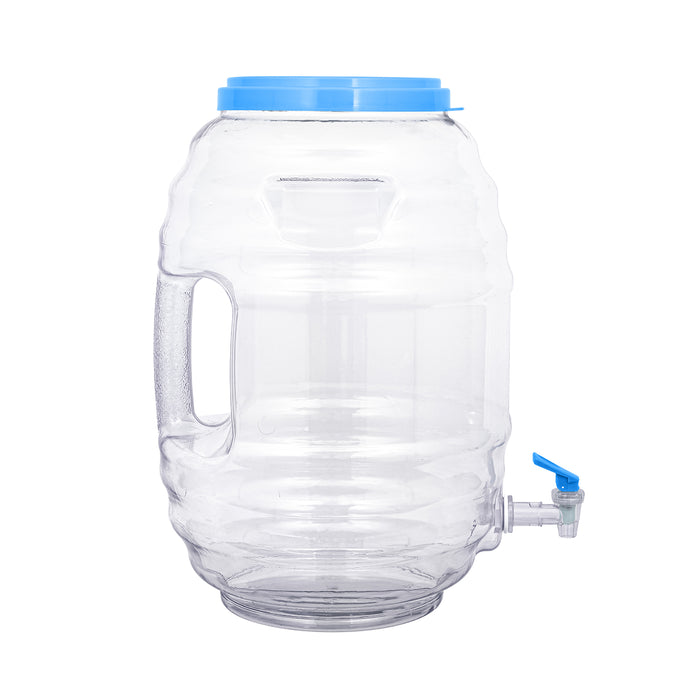 5 Gallon BPA Free Reusable Plastic Beverage Jar with Handle & Cap