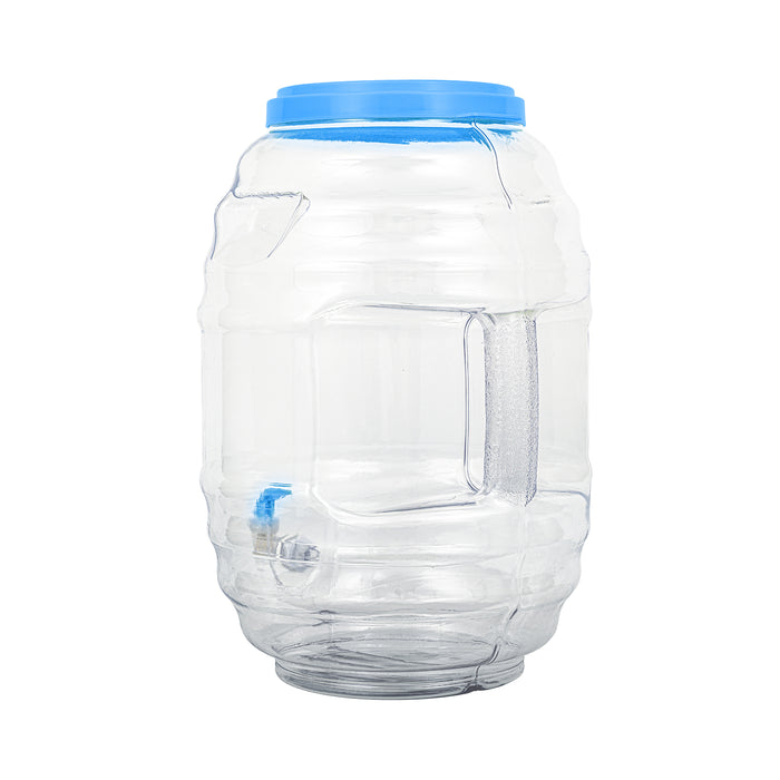 5 Gallon BPA Free Reusable Plastic Beverage Jar with Handle & Cap