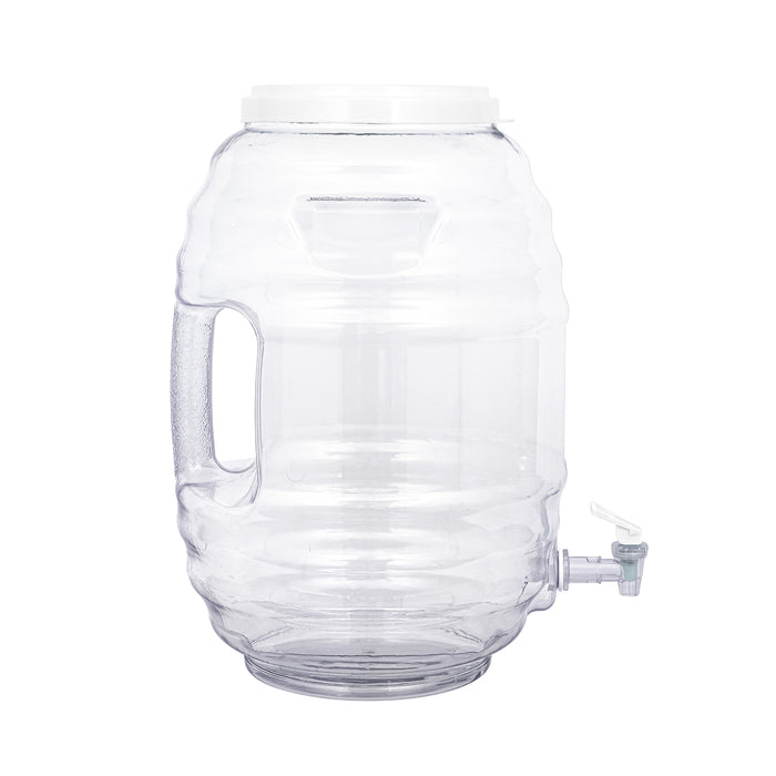 5 Gallon BPA Free Reusable Plastic Beverage Jar with Handle & Cap