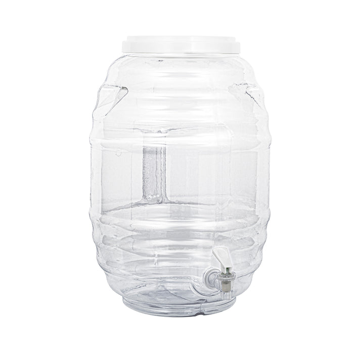 5 Gallon BPA Free Reusable Plastic Beverage Jar with Handle & Cap