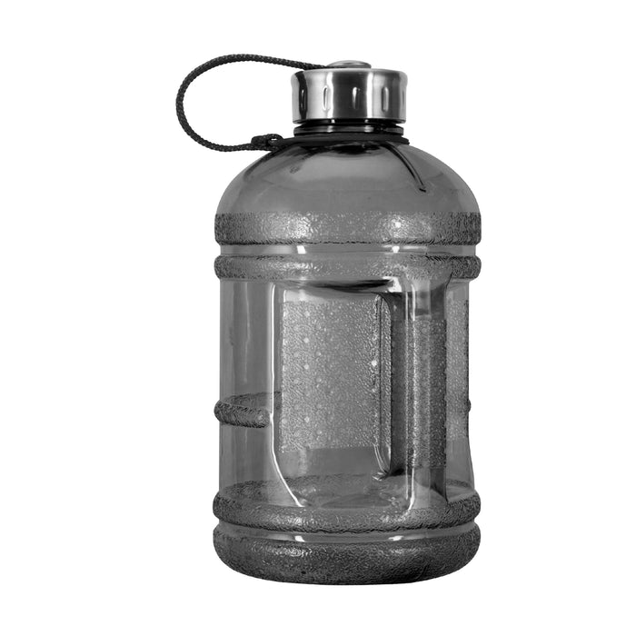 1/2 Gallon BPA Free Water Bottle, Plastic Bottle, Sports Bottle, with Stainless Steel Cap, GEO