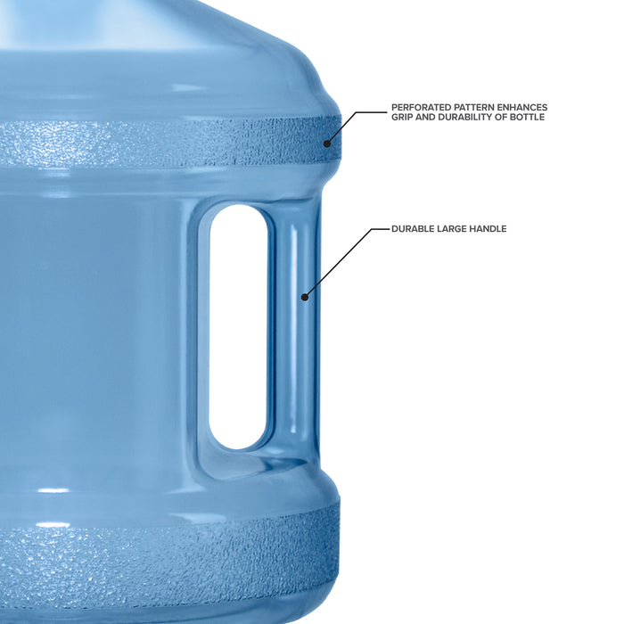 2 Gallon Polycarbonate Plastic Reusable Water Bottle with Screw Cap