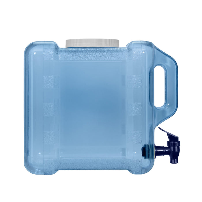 2 Gallon Polycarbonate Plastic Water Bottle with Handle & Valve
