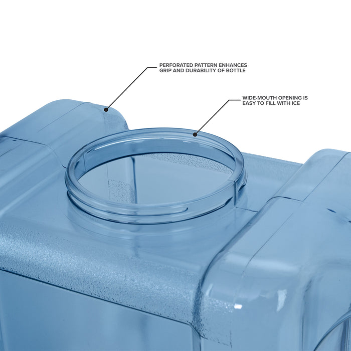 2 Gallon Polycarbonate Plastic Water Bottle with Handle & Valve