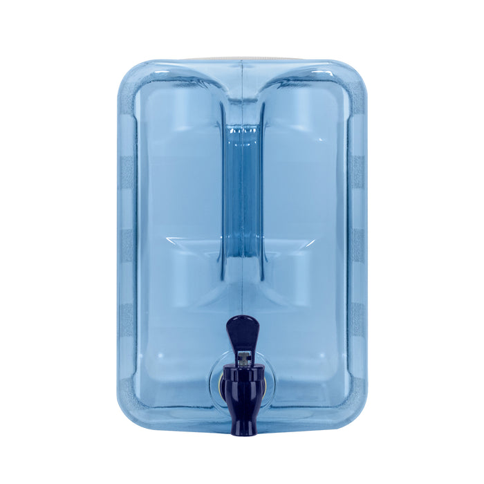2 Gallon Polycarbonate Plastic Water Bottle with Handle & Valve