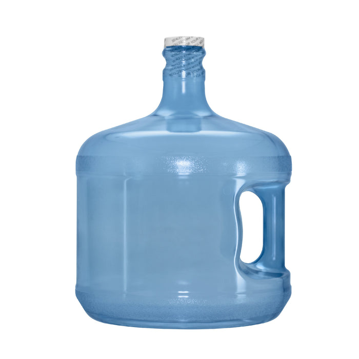 3 Gallon Polycarbonate Plastic Reusable Water Bottle with Handle and Screw Top