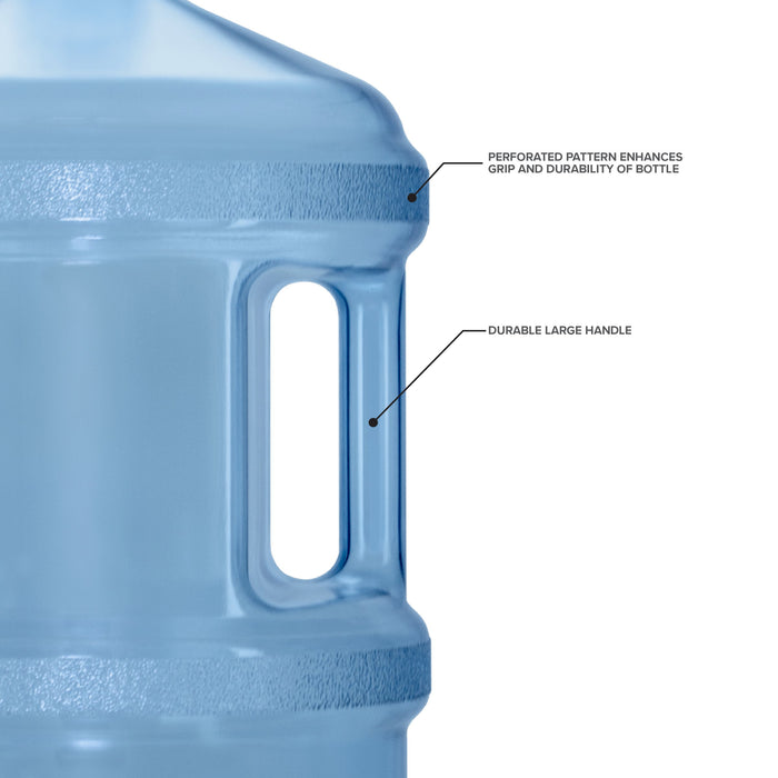 3 Gallon Polycarbonate Plastic Reusable Water Bottle with Screw Cap