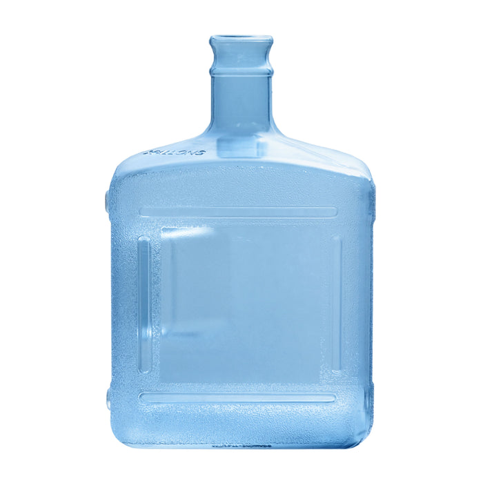 3 Gallon Polycarbonate Plastic Reusable Water Bottle with Crown Cap