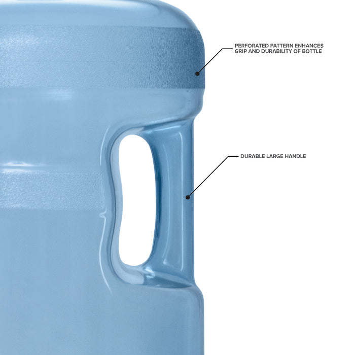 5 Gallon Polycarbonate Plastic Reusable Water Bottle with Screw Cap