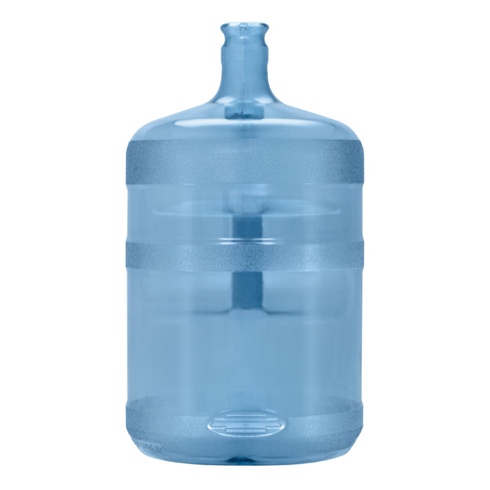 5 Gallon Polycarbonate Plastic Reusable Water Bottle with Crown Top.