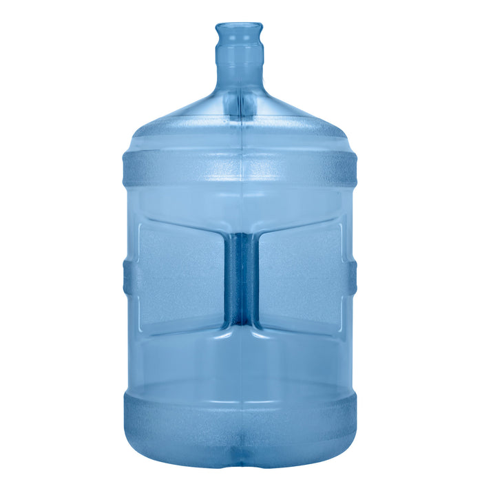 5 Gallon Polycarbonate Plastic Reusable Water Bottle with Crown Cap