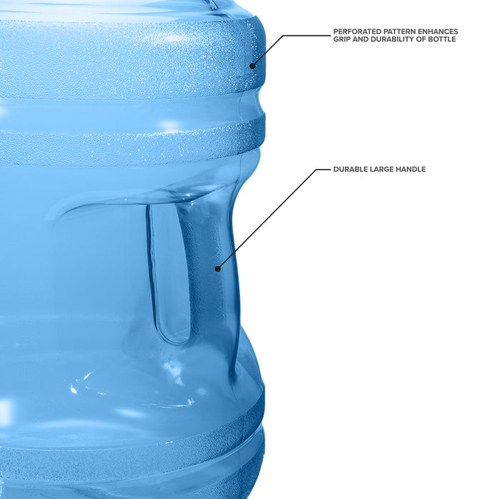 5 Gallon Polycarbonate Plastic Reusable Water Bottle with Screw Cap