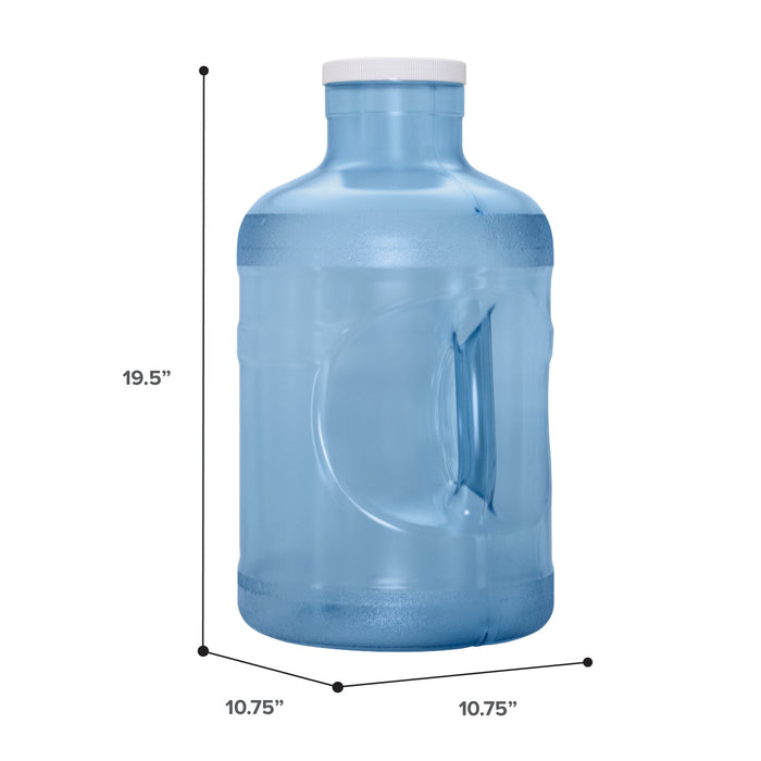 5 Gallon Polycarbonate Plastic Reusable Water Bottle with Wide Mouth