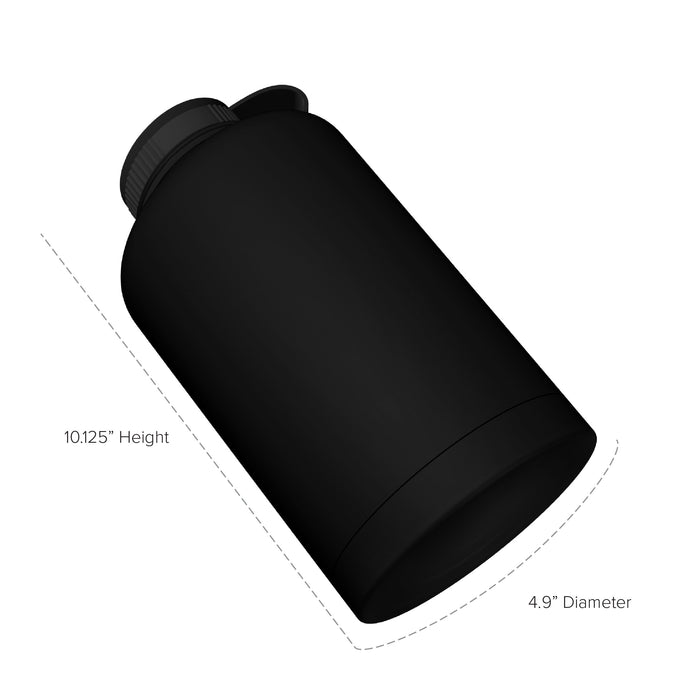 64 Ounce Stainless Steel Water Bottle, Sports Bottle, with Double Wall, GEO