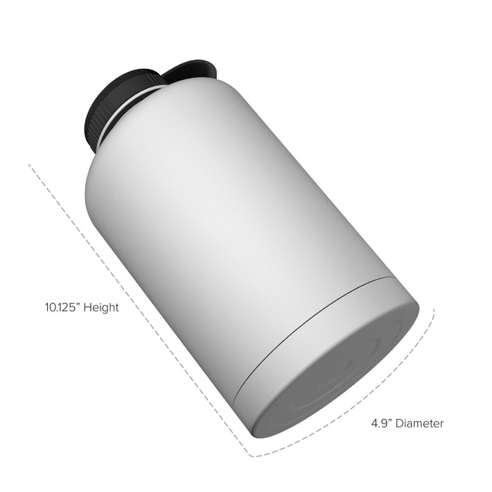 64 Ounce Stainless Steel Water Bottle, Sports Bottle, with Double Wall, GEO
