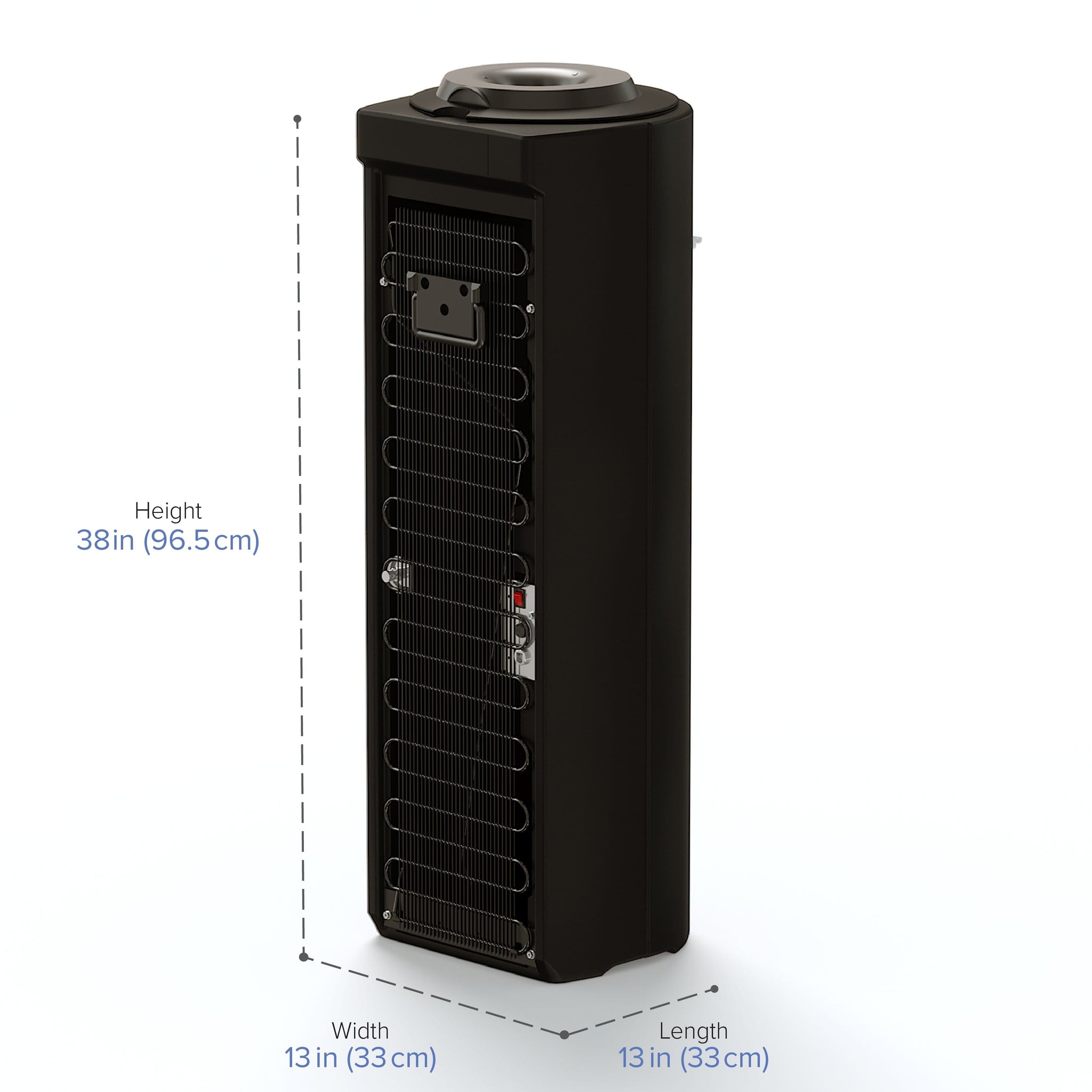 Room Temp and Cold Water Dispenser Cooler Top Load, Cook and Cold, Black, Brio Premiere - water cooler