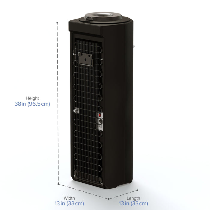 Room Temp and Cold Water Dispenser Cooler Top Load, Cook and Cold, Black, Brio Premiere - water cooler