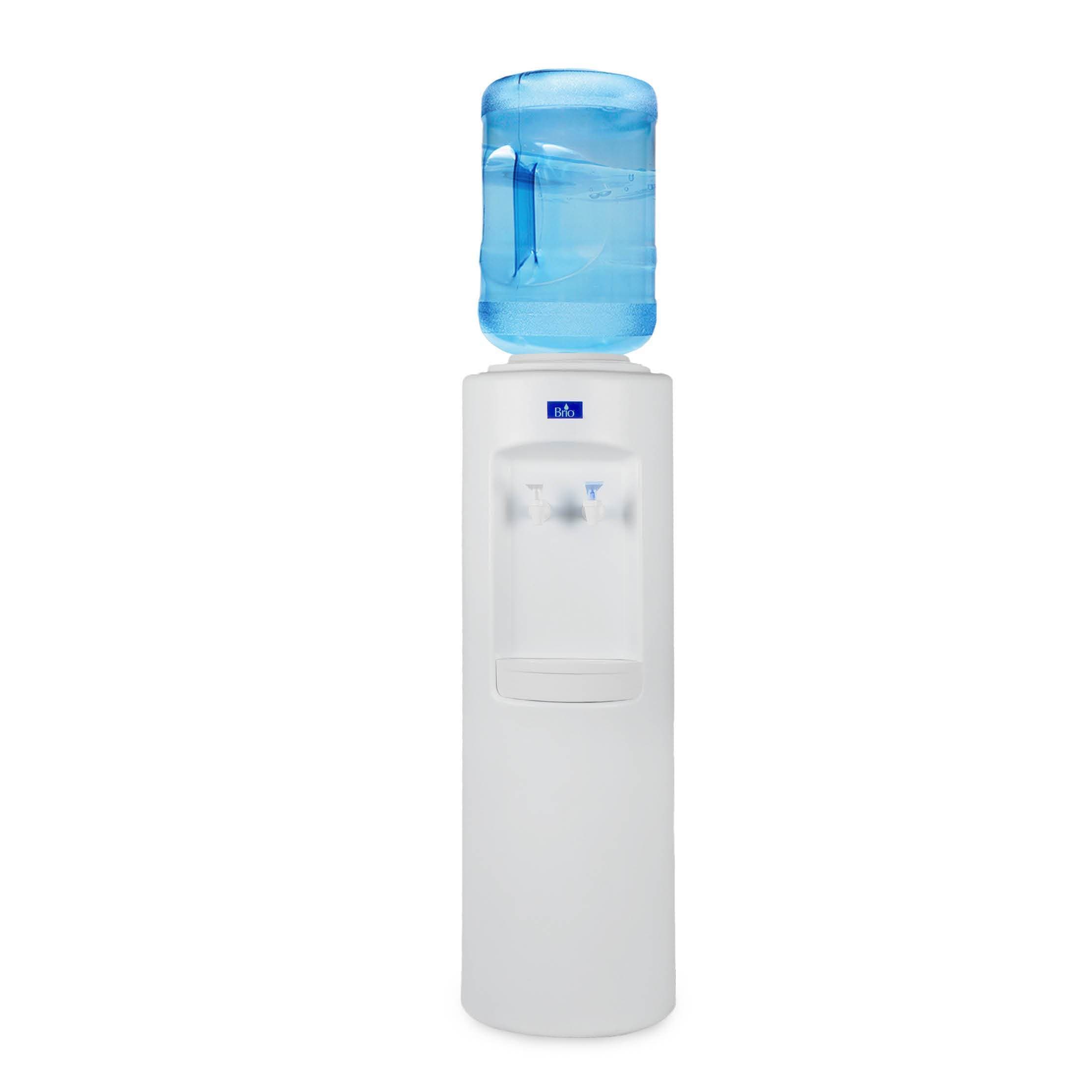 Brio Cold & Room-Temp, Top-Load Water Cooler Dispenser, White