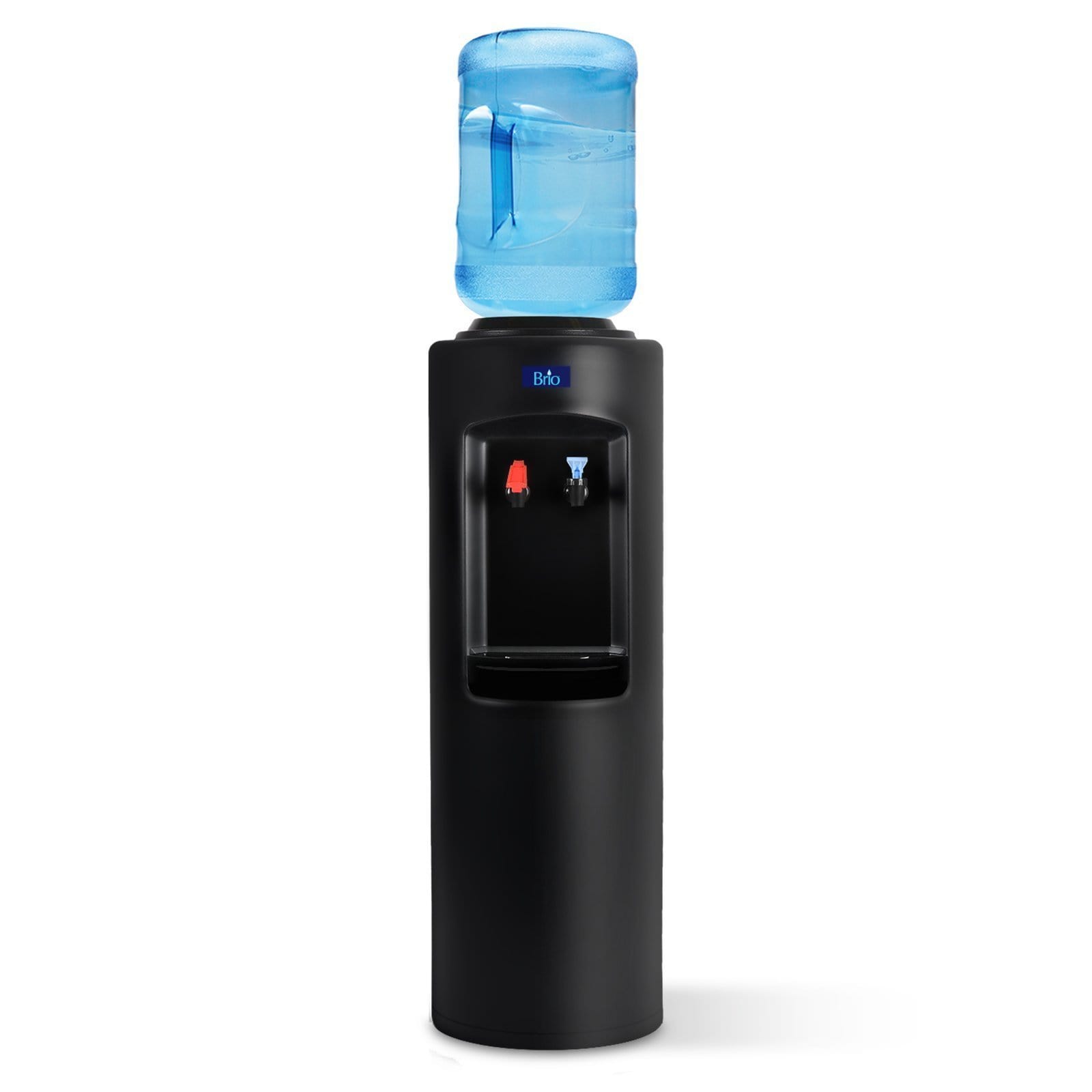 Brio Hot & Cold Top Load Water Dispenser Cooler, Black Brio Hot & Cold Top Load Water Dispenser Cooler, Black