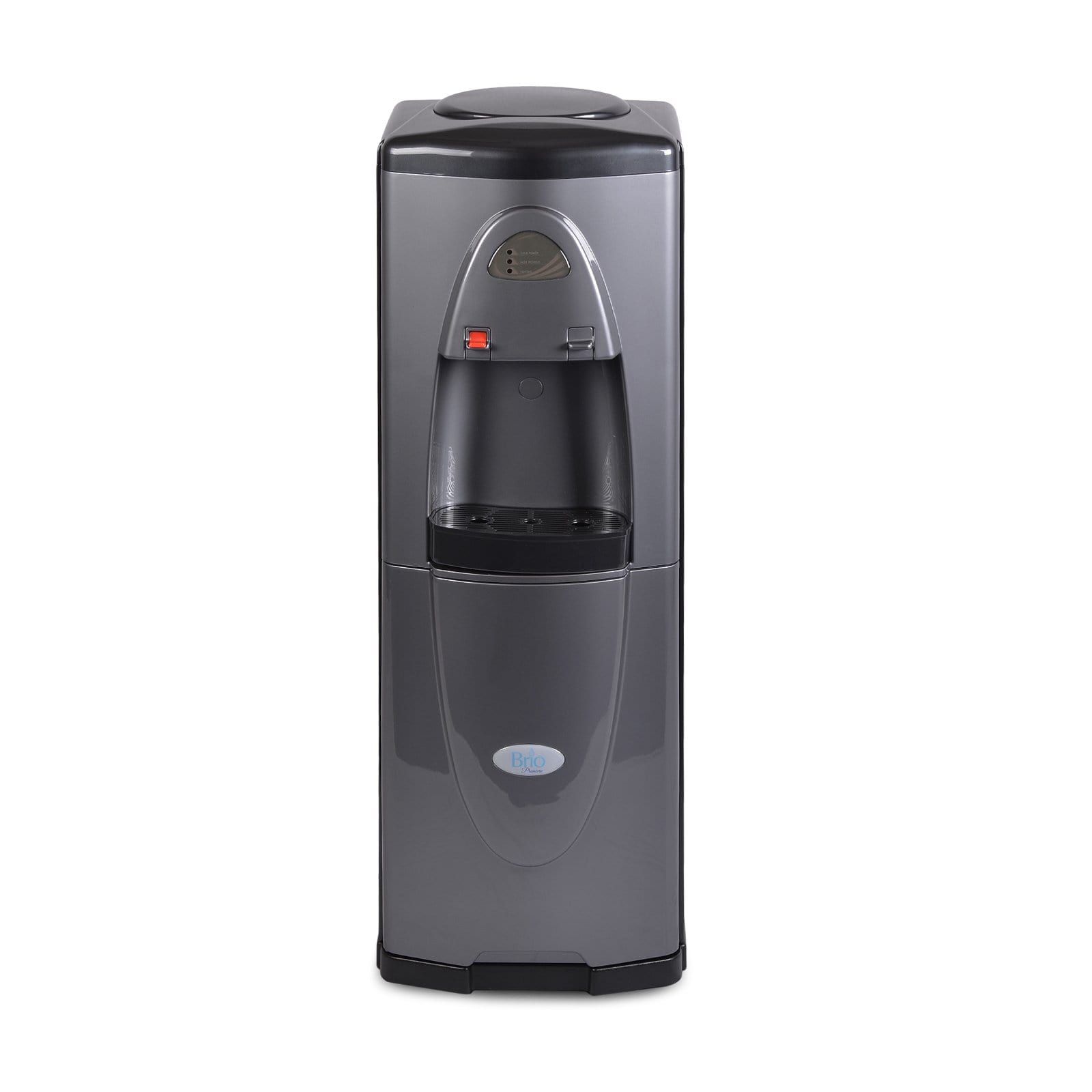 Hot and Cold Filtered Water Dispenser Cooler POU, Black, Brio Premiere - water cooler