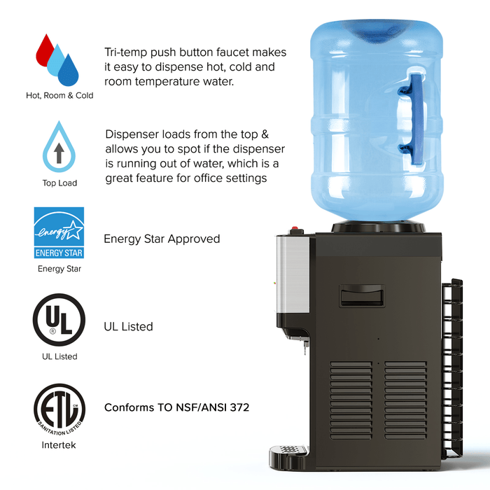 500 Series Countertop Top-Load Water Cooler - water cooler