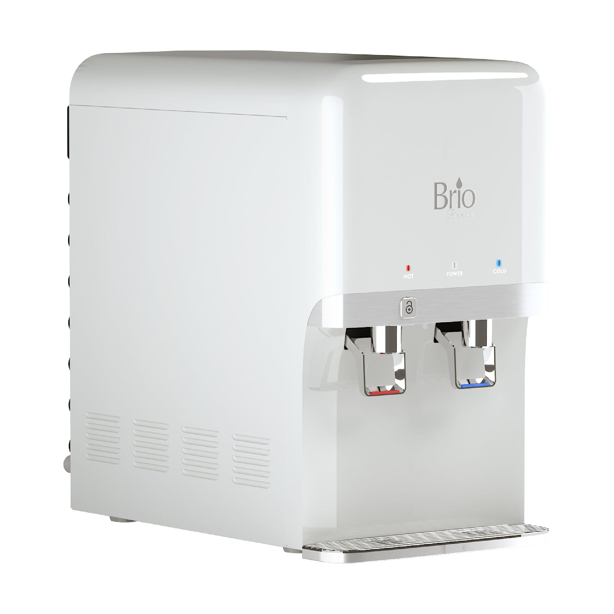 Hot and Cold Filtered Water Dispenser Cooler POU, Black, Brio Premiere - water cooler