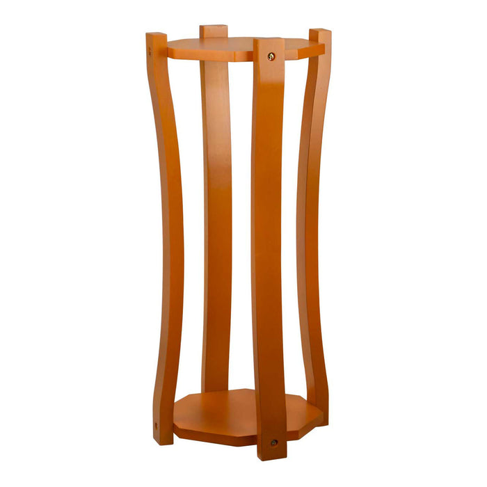 27-Inch Curved Wood Stand for Crocks & Water Bottles.