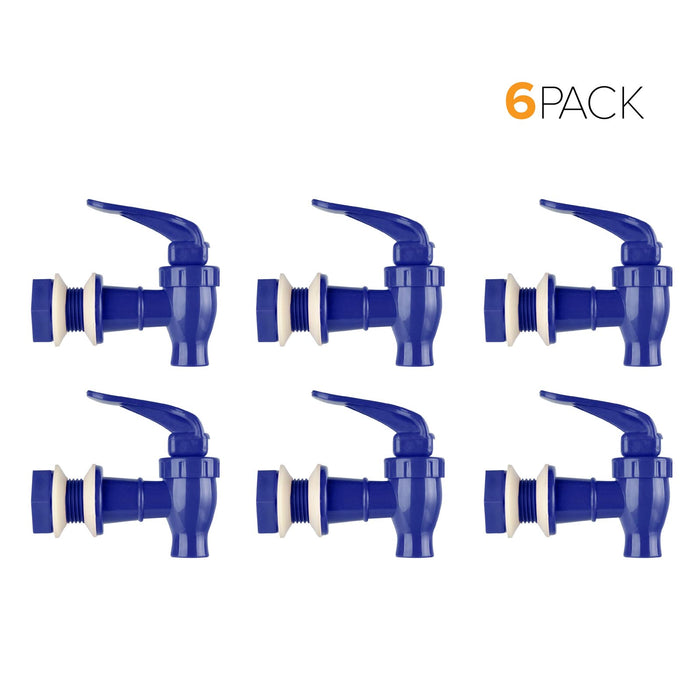 Standard Replacement Valve Display Packages (6-Piece) for Crocks and Water Bottle Dispensers