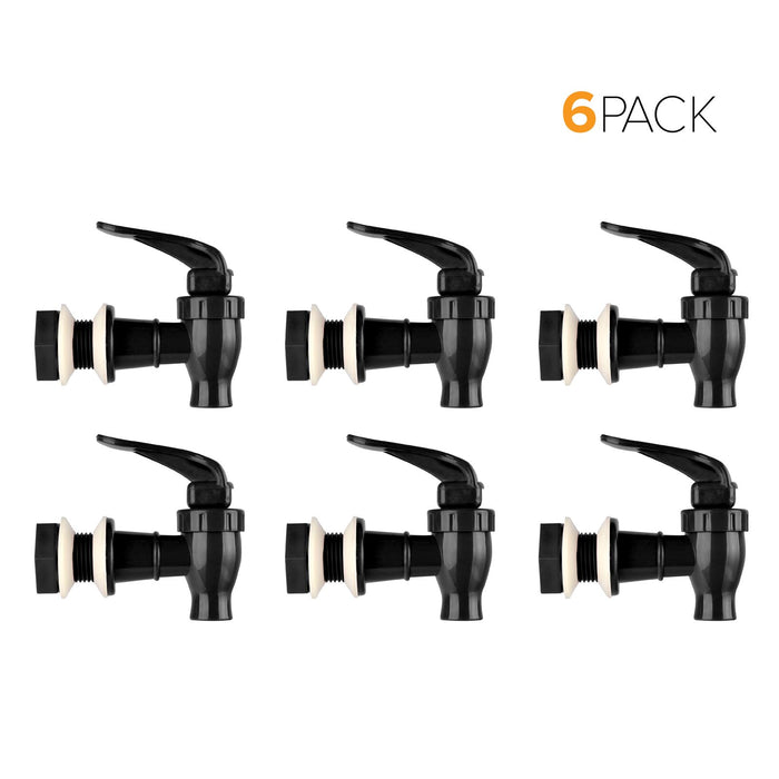 Standard Replacement Valve Display Packages (6-Piece) for Crocks and Water Bottle Dispensers