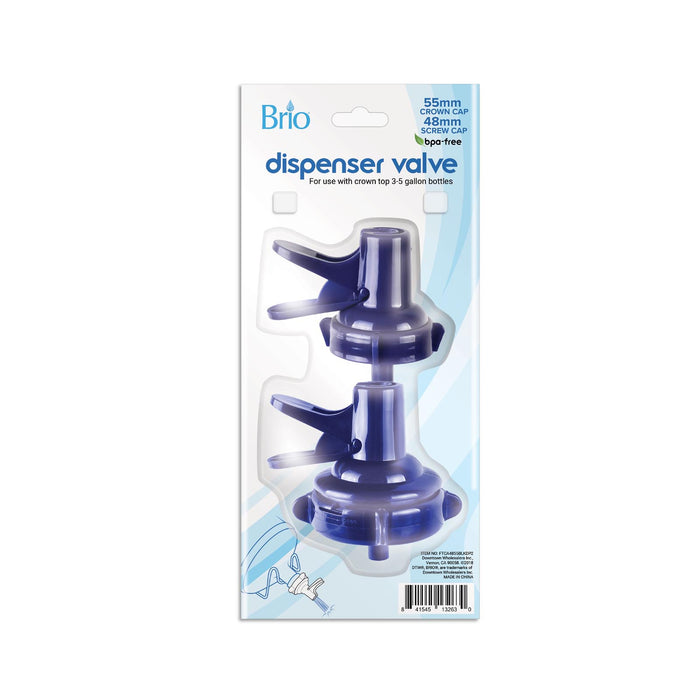 48MM and 55MM White Screw Top Valve (2-Piece) Display Packages