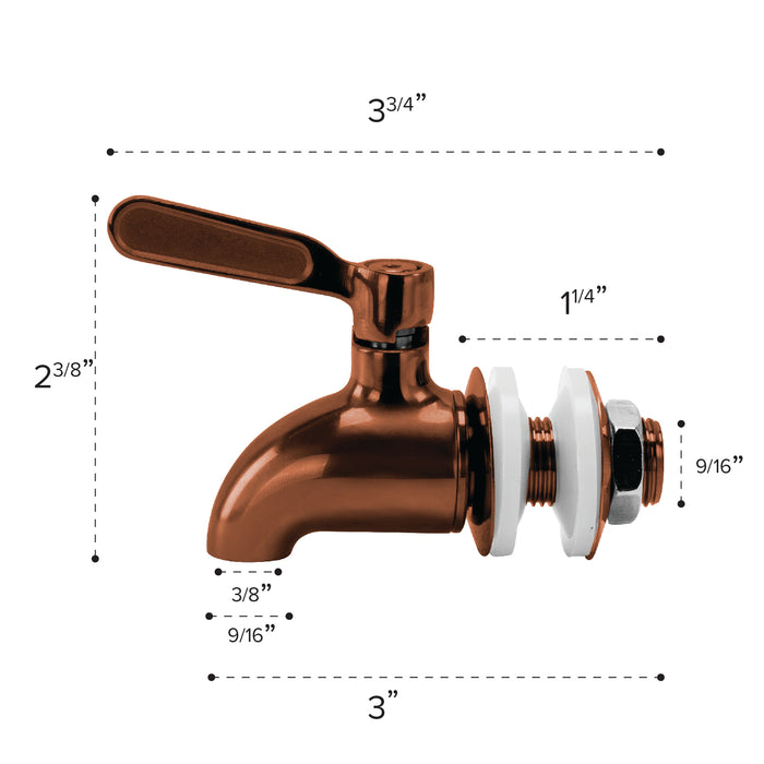 Brio 1" x 3/4" Male Replacement Valve