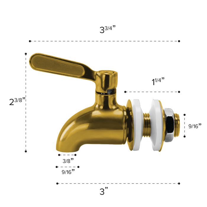 Brio 1" x 3/4" Male Replacement Valve